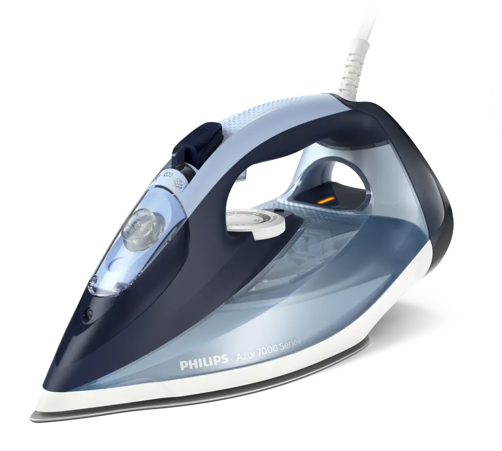Electrocasnice - Fier de calcat Philips DST7020/20, 7000, tip calcare orizontala, verticala, calitate superioara pentru baia ta, albastru