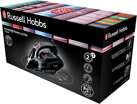 Fier de calcat Russell Hobbs Power Steam Ultra, talpa ceramica, abur puternic, jet abur 200g, abur continuu 50g, alb [1]