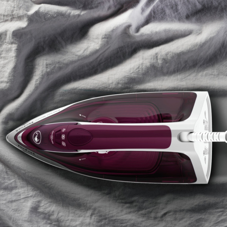 Fier de calcat Tefal Express Steam FV2835E0, 2400W, Jet de abur 160 g/min, abur variabil 0-35 g/min, 270 ml, violet [3]
