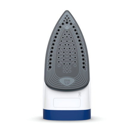 Fier de calcat Tefal Express Steam FV2838E0, 2400W, jet de abur 180 g/min, abur variabil 40 g/min, 270 ml, functie anti-calcar, alb/albastru [8]