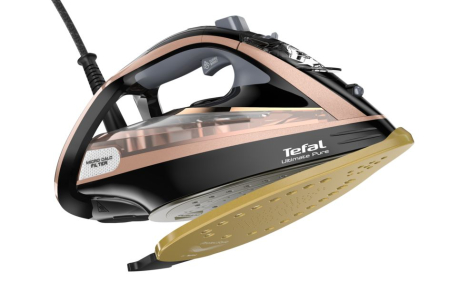 Fier de calcat Ultimate Pure FV9867E0, tehnologie exclusiva Micro-Calc Filter, 3000 W, jet de abur 260 g/min, Durilium AirGlide AutoClean, roz & negr [9]