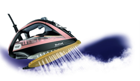 Fier de calcat Ultimate Pure FV9867E0, tehnologie exclusiva Micro-Calc Filter, 3000 W, jet de abur 260 g/min, Durilium AirGlide AutoClean, roz & negr [15]