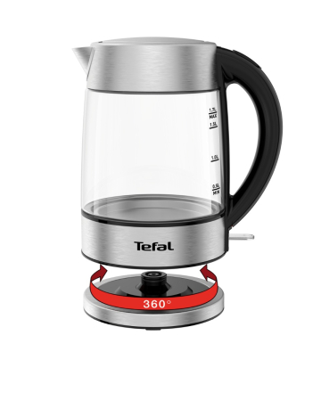 Fierbator apa Glass KI772D38, 2200 W, filtru anti-calcar, 1.7 L, sticla, transparent [2]
