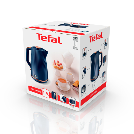 Fierbator apa Loft KO251430, 2400 W, filtru anti-calcar, 1.7 L, plastic, albastru [5]