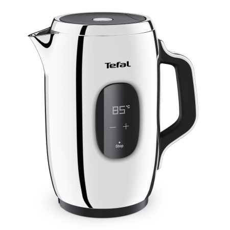Bucatarie - Fierbator apa Tefal Majestuo KI883D10, 2400W, 1.5L, filtru anticalcar detasabil, indicator nivel apa, baza rotativa 360°, indicator luminos, al