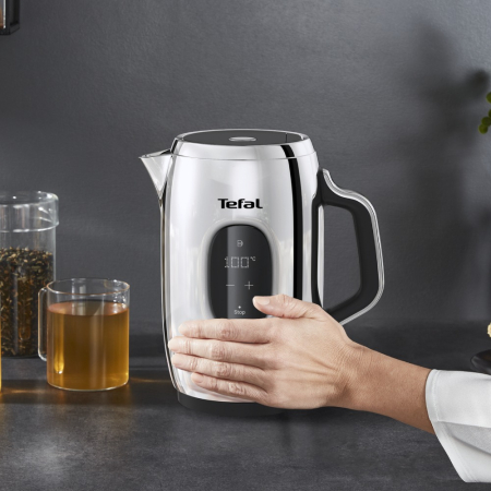 Fierbator apa Tefal Majestuo KI883D10, 2400W, 1.5L, filtru anticalcar detasabil, indicator nivel apa, baza rotativa 360°, indicator luminos, al [8]