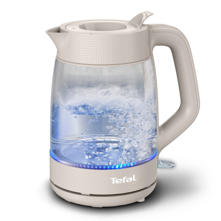 Fierbator de apa Tefal Morning KO2G0BE0, 2000 W, 1.7 L, vas din sticla cu gradatii, iluminare ambientala, filtru detasabil, functie oprire automata, b [11]