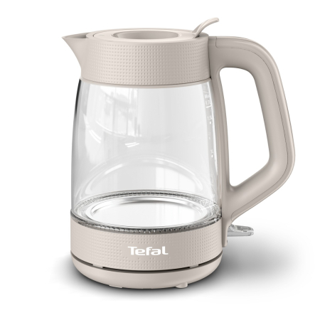 Bucatarie - Fierbator de apa Tefal Morning KO2G0BE0, 2000 W, 1.7 L, vas din sticla cu gradatii, iluminare ambientala, filtru detasabil, functie oprire automata, b