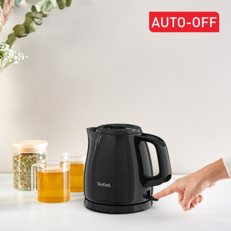 Fierbator de apa Tefal Vita KO153810, 2400 W, 0.8 L, filtru anticalcar, oprire automata, baza rotativa, negru [4]