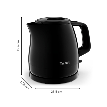 Fierbator de apa Tefal Vita KO153810, 2400 W, 0.8 L, filtru anticalcar, oprire automata, baza rotativa, negru [12]