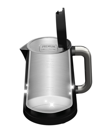 Fierbator Digital KO854830, 1L, 5 trepte de temperatura, functia de pastrare la cald , oprire automata, perete dublu, filtru anticalcar, baza rot [2]