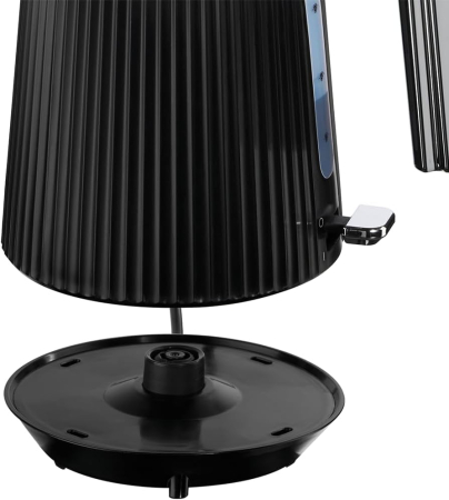 Fierbator electric Russell Hobbs 26750-70 Bronte, 1.7L, 3000W, design fluted mat, iluminare interna, accenturi crom, Negru Mat [6]