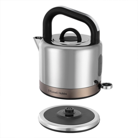 Fierbator Russell Hobbs Distinctions, 1.7L, 2400W, design premium, filtru calcar detasabil, baza 360°, titan [2]