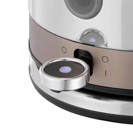 Fierbator Russell Hobbs Distinctions, 1.7L, 2400W, design premium, filtru calcar detasabil, baza 360°, titan [3]