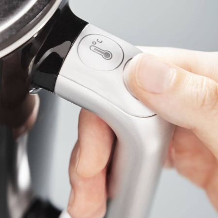Fierbator Tefal Smart'n Light KO851830, 1800W, ecran digital, capacitate 1.7L, 5 trepte temperatura, baza rotativa, interior inox, negru [5]