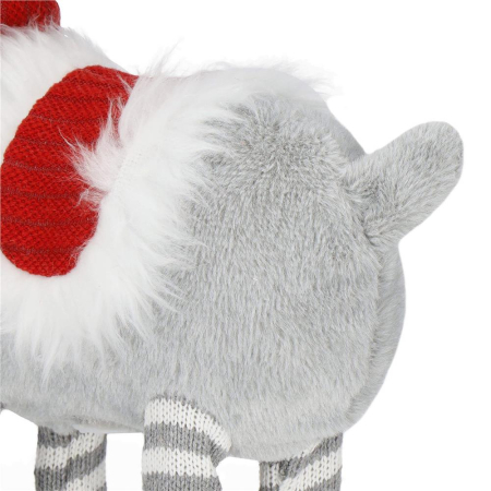 Figurina Craciun, Ren, picioare telescopice, iluminare LED, inaltime reglabila 64-85cm [3]