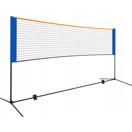Fileu reglabil multisport badminton tenis volei, inaltime reglabila 95-225 cm, tevi fier, geanta transport, 305x103 cm [0]