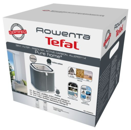 Filtru Rowenta 3 in 1 Pure Home XD6840F0, compatibil cu purificatorul Pure Home, seriile PU80xx [1]