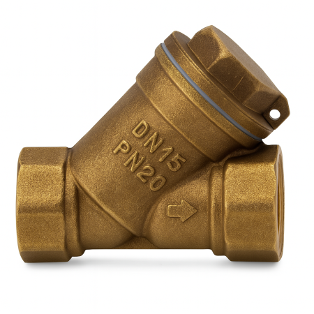 Incalzirea apei si a locuintei - Filtru "Y" Remer Minutery Rubinetterie 389114, 1" 1/4, filet interior, sita 400 microni, 20 bari, alama