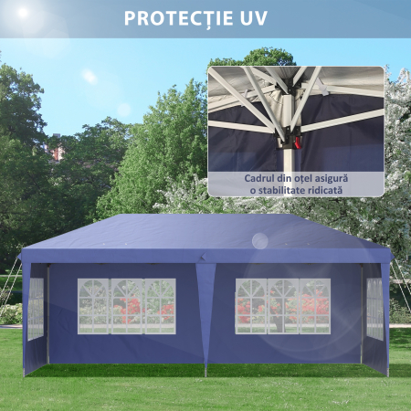  Foisor de Gradina 6x3 m Reglabil in Inaltime [6]