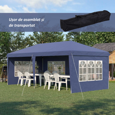  Foisor de Gradina 6x3 m Reglabil in Inaltime [3]