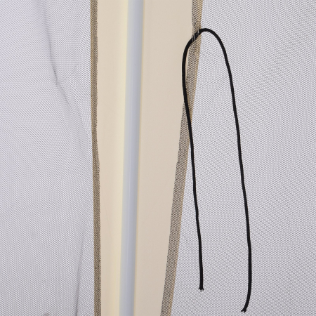  Foisor de Gradina Impermeabil cu Plasa Tantari Bej 3 x 3 x 2.35 m [8]