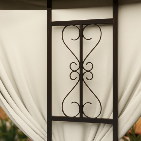  Foisor de Gradina Rotund de 3(m), Gazebo Elegant [8]