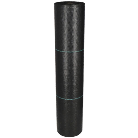 Folie agrotextil, mulcire, antiburuieni, filtru UV, 100 x 0.8metri, 90g/m2, negru [14]