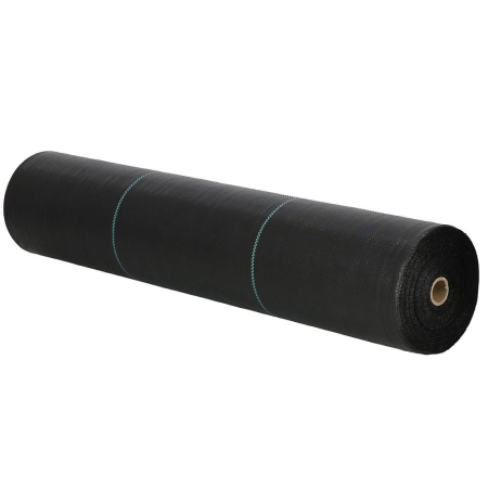 Folie agrotextil, mulcire, antiburuieni, filtru UV, 100 x 0.8metri, 90g/m2, negru [7]