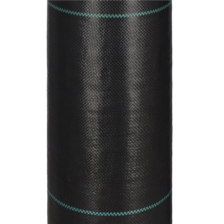 Folie agrotextil, mulcire, antiburuieni, filtru UV, 100 x 0.8metri, 90g/m2, negru [11]