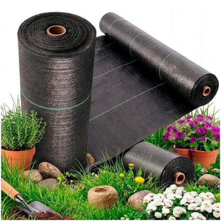 Folie agrotextil, mulcire, antiburuieni, filtru UV, 50 x 1.6metri, 135g/m2, negru [25]