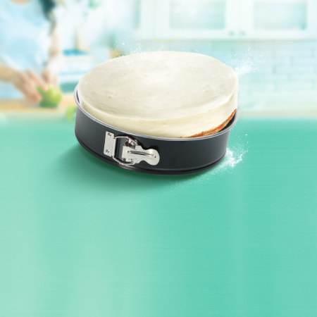 Forma rotunda pentru copt Tefal Easybake J1741274, 24 cm, margini detasabile, invelis antiaderent, gri [3]