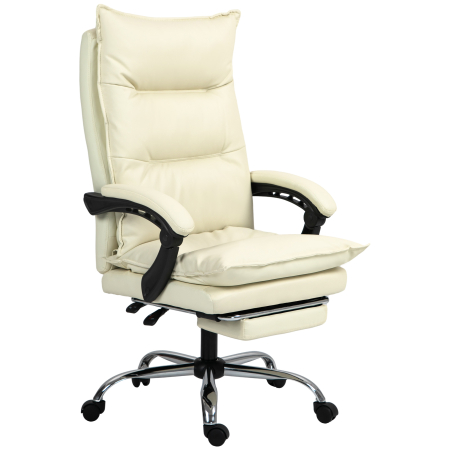 Dormitor & birou -  Fotoliu Birou Negru - Rabatabil, Suport Picioare & Ergonomic
