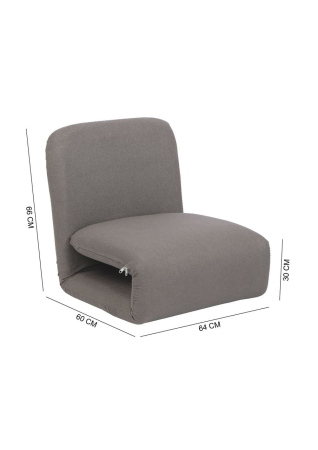 Fotoliu de podea extensibil 3 in 1, transformabil in sezlong pentru relaxare si pat pentru dormit, design multifunctional si compact pentru living sau [6]