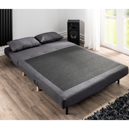 Fotoliu extensibil 2 in 1 pentru relaxare si dormit, transformabil rapid in pat spatios de 190x121 cm pentru oaspeti, design compact pentru economisir [3]