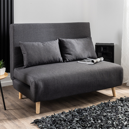 Fotoliu extensibil 2 in 1 pentru relaxare si dormit, transformabil rapid in pat spatios de 190x121 cm pentru oaspeti, design compact pentru economisir [2]