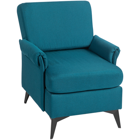 Mobila bucatarie -  Fotoliu Modern Fotoliu Confortabil pentru Semineu Scaun de Efect din Panza pentru Camera de Zi Dormitor Biroul de Acasa Verde fotoliu pentru oaspeti sufragerie camera de zi dormitor dormitor interior