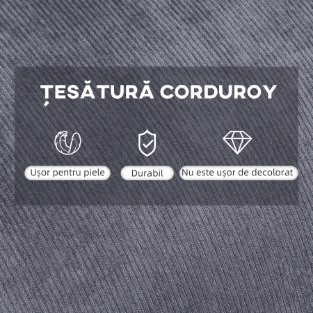  Fotoliu Reclinabil cu Ottoman - Perna & Spatar Reglabil [4]