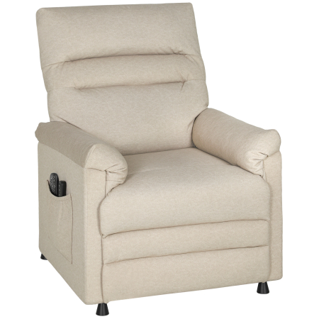 Bucatarie -  Fotoliu Reclinabil cu Suport pentru Picioare, incalzire, 8 Puncte de Masaj si 5 Modalitati, Catifea, Bej
