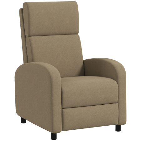 Bucatarie -  Fotoliu Relax Reclinabil Manual la 160° cu Suport pentru Picioare, Bej