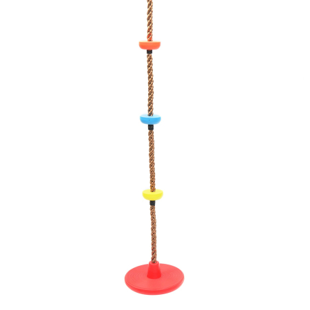 Franghie pentru catarat cu disc, 220 cm, fibra impletita, capacitate 60 kg, multicolor [0]