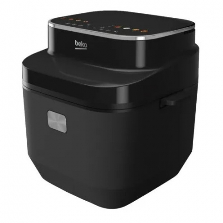 Friteuza cu aer cald BEKO ExpertFry FRL5474B, 7L, 2850W, 3 moduri de gatire, abur si grill, 8 programe automate, cuva antiaderenta, negru-argintiu [4]