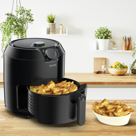 Friteuza cu aer cald Easy Fry Classique EY201815, 1500 W - Air fryer cu 4 functii de gatire, temperatura ajustabila, capacitate XL, 1.2 KG / 4.2  [4]