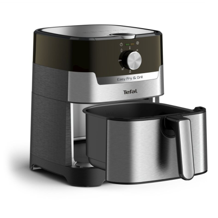 Friteuza cu aer cald EASY FRY & GRILL 2 in 1 Tefal EY501D15, 1400W, 4.2L, functie grill cu gratar incorporat, tehnologie Extra Crisp, vas detasab [12]