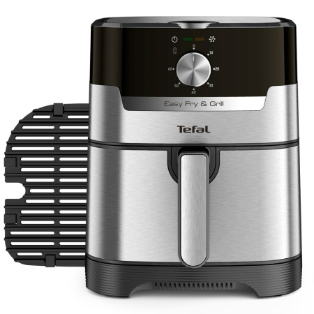 Friteuza cu aer cald EASY FRY & GRILL 2 in 1 Tefal EY501D15, 1400W, 4.2L, functie grill cu gratar incorporat, tehnologie Extra Crisp, vas detasab [2]
