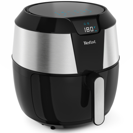 Friteuza cu aer cald Easy Fry XXL EY701D15, 1700 W - Air fryer cu tehnologie 3D Air Pulse, ecran LCD, oprire automata, 1.6 KG / 5.6 L, negru [2]