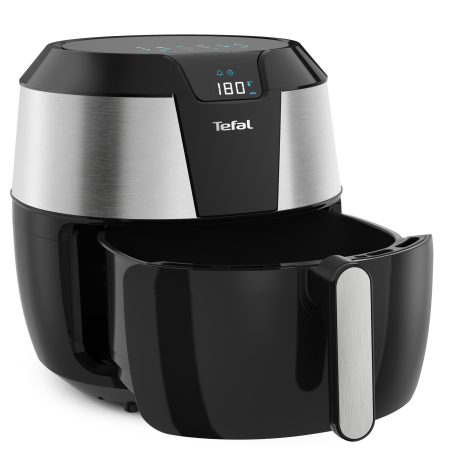 Friteuza cu aer cald Easy Fry XXL EY701D15, 1700 W - Air fryer cu tehnologie 3D Air Pulse, ecran LCD, oprire automata, 1.6 KG / 5.6 L, negru [5]