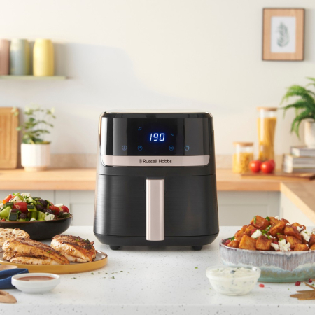 Friteuza cu aer cald Russell Hobbs Satisfry, 4.3L, tehnologie aer cald 360°, afisaj digital, functie oprire automata [5]