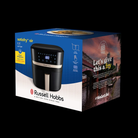Friteuza cu aer cald Russell Hobbs Satisfry, 8.3L, tehnologie aer cald 360°, afisaj digital, functie oprire automata [4]