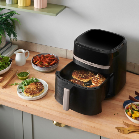 Friteuza cu aer cald Russell Hobbs Satisfry, 8.3L, tehnologie aer cald 360°, afisaj digital, functie oprire automata [1]